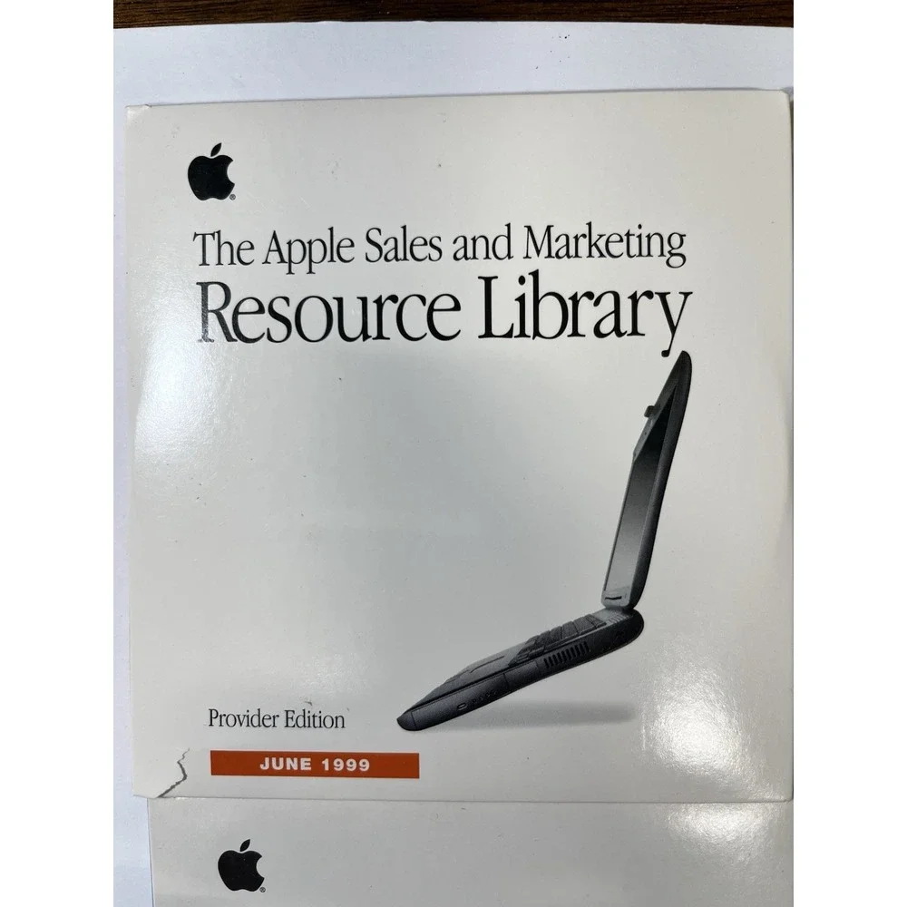 Rare Vintage Apple Computer  Sales and Marketing Resource Library Lot Of 7 '98-9